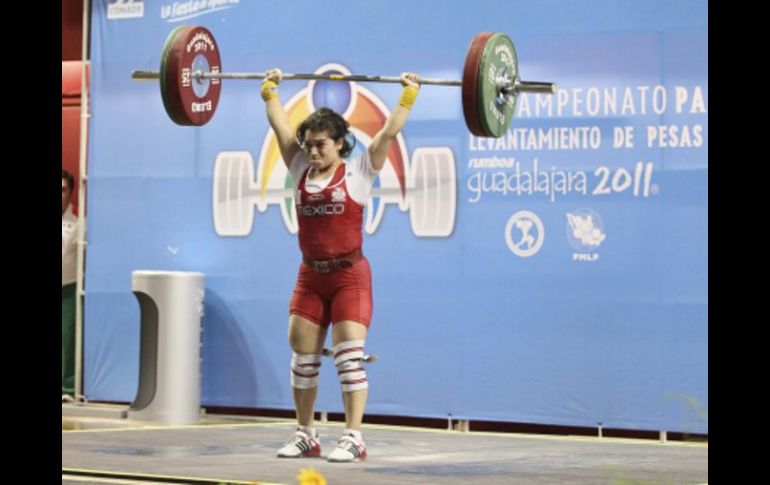 La mexicana Susana Fuentes ganó tres medallas de bronce en el Campeonato Panamericano de Levantamiento de Pesas. E.PACHECO  /