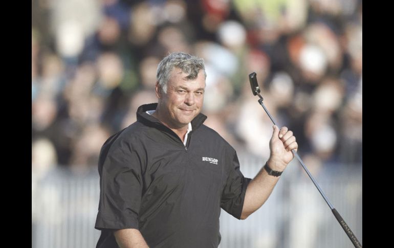 El golfista de Irlanda del Norte, Darren Clarke, tuvo una buena actuación. EFE  /