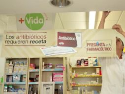 Sólo en el primer mes de pedir receta para la venta de antibióticos, se tuvo una baja en ventas de aproximadamente mil MDP. S. NÚÑEZ  /