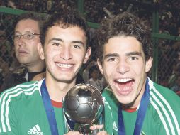 Carlos Guzmán y Antonio Briseño, campeones Sub-17. MEXSPORT  /