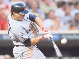 El cañonero venezolano Asdrúbal Cabrera pegó su jonron número 17 ayer ante Minnesota. AFP  /