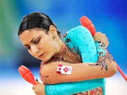 Los canadienses son reconocidos en gimnasia; en Río de Janeiro, Alexandra Orlando ganó el oro en rítmica. ESPECIAL  /