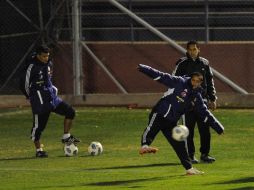 Entrenamiento de la Selección de Venezuela en el Club Andes Talleres. NOTIMEX  /