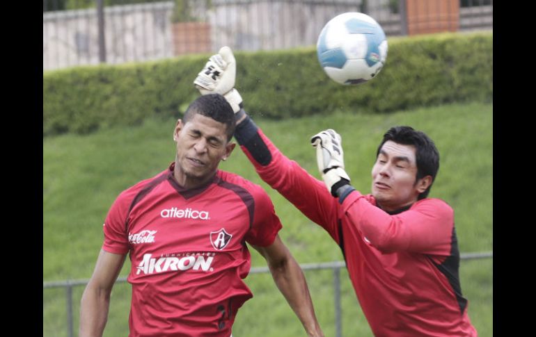 Los judadores del equipo 'rojinegro' entrenarón en las instalaciones del Club Atlas. EL INFORMADOR  /