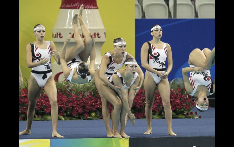 El equipo mexicano se ubicó en el lugar número 12 en la prueba por equipos. AP  /