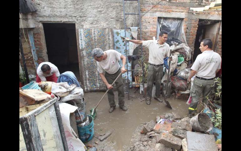 El 13 de julio pasado, la colonia zapopana La Martinica registró la inundación de decenas de casas ante las lluvias. ARCHIVO  /