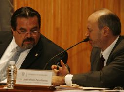 El rector de la UdeG, Marco Antonio Cortés Guardado, estaría encabezando la movilización en la ciudad de México. ARCHIVO  /