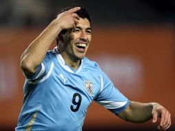 El jugador uruguayo, Luis Suárez, durante partido de la Copa América en Argentina. MEXSPORT  /