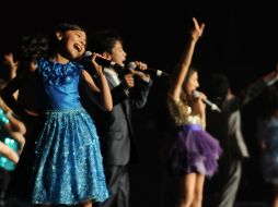 El talento infantil, luego de presentarse hoy en el Auditorio Telmex, disputará la final en el Distrito Federal en horario estelar. ESP  /