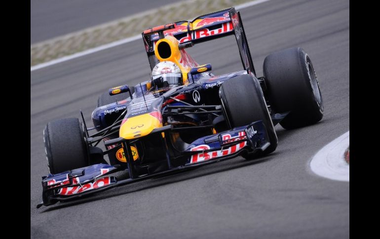 Sebastian Vettel, en la pista de Nurburgring, Alemania. AFP  /