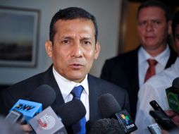 Humala, en conferencia de prensa. EFE  /