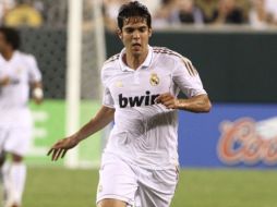 El jugador del Real Madrid, Ricardo Izecson dos Santos 'Kaká', durante partido amistoso. EFE  /