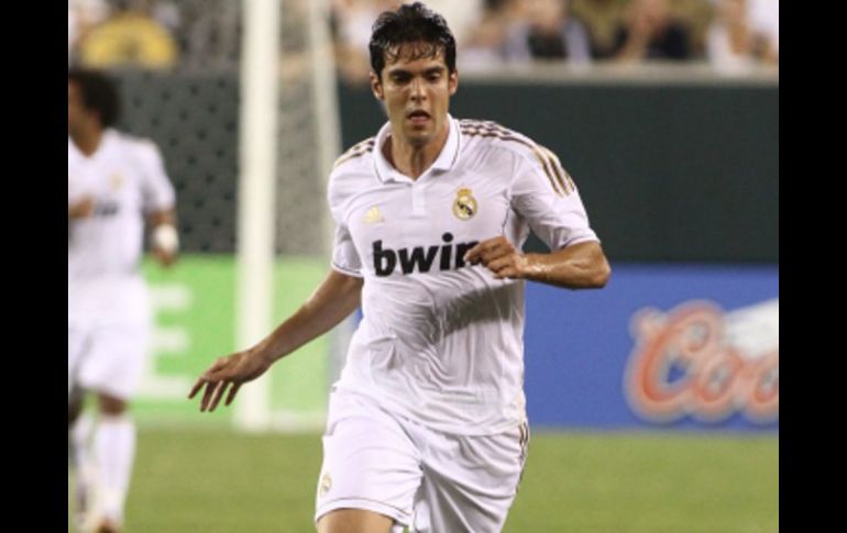 El jugador del Real Madrid, Ricardo Izecson dos Santos 'Kaká', durante partido amistoso. EFE  /