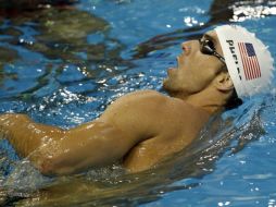 El nadador estadounidense Michael Phelps, se mostró insatisfecho por los resultados del Mundial de Natación en Shanghai. EFE  /