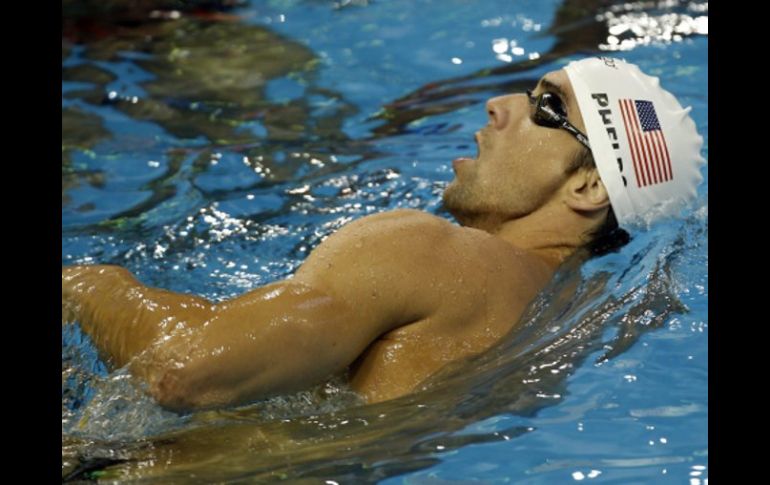 El nadador estadounidense Michael Phelps, se mostró insatisfecho por los resultados del Mundial de Natación en Shanghai. EFE  /