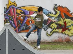 Todos los días, “skates” se reúnen a patinar en el Parque San Jacinto. M. FREYRÍA  /