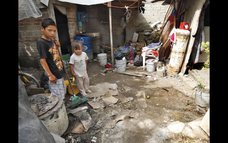 El Vergel (Tlaquepaque) es una de las colonias que registra viviendas con piso de tierra en la metrópoli. S. NÚÑEZ  /