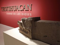 Se aprecia una de las piezas arqueológicas de la muestra Teotihuacan, Ciudad de los Dioses. EFE  /