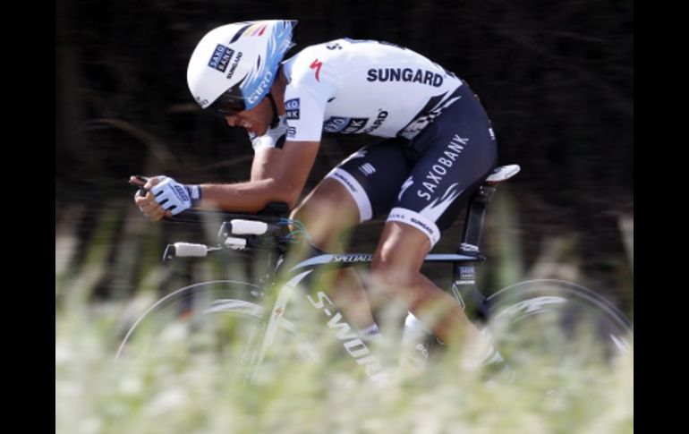 El pedalista español, Alberto Contador, en la edición del Tour de Francia de 2010 dio positivo por clembuterol. REUTERS  /