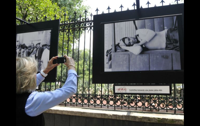 A esta celebración también llegaron personalidades del espectáculo y fanáticos que se llevaron la foto del recuerdo. EFE  /