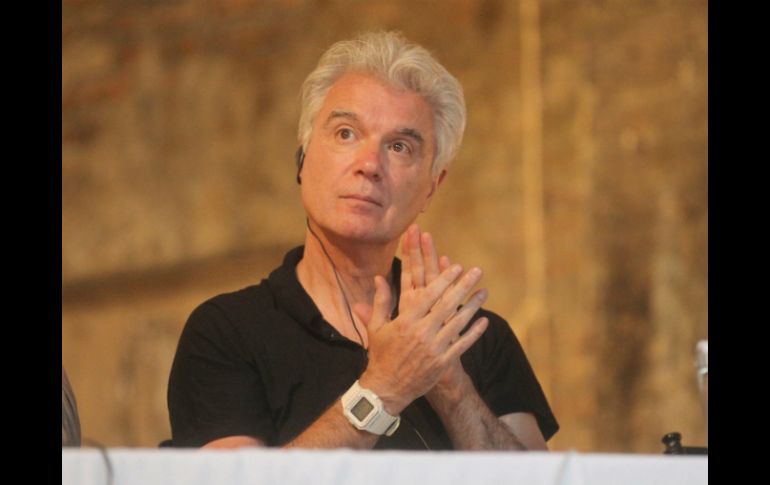 David Byrne, ex guitarrista del grupo Talking Heads estuvo presente en el Roxy. A. CAMACHO  /