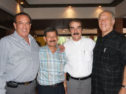 José María Sierra Villarreal, Roberto de la Cruz, Antonio Leaño y Henry Pérez.  /