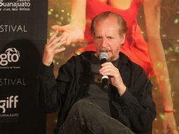 Larry Clark ofreció una conferencia en el Auditorio del Estado en la capital de Guanajuato. A. CAMACHO  /