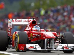 El piloto español durante el Gran Premio de Alemania en el circuito de Nürburgring. EFE  /