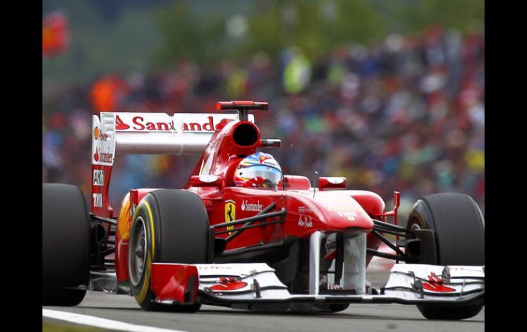 El piloto español durante el Gran Premio de Alemania en el circuito de Nürburgring. EFE  /