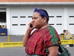 La premio Nobel de la Paz de 1992, Rigoberta Menchú. ARCHIVO  /