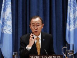 El secretario general de la ONU, Ban Ki-moon, expresó hoy su preocupación ante los violentos incidentes. ARCHIVO  /