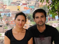 La directora Isabel Fregoso, junto a César Álvarez, el fotográfo de su cortometraje ''Cristeros y Federales''. A.CAMACHO  /