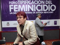 Toma del foro de tipificación del feminicidio. NTX  /