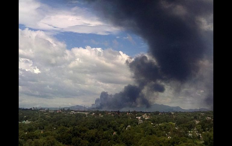 La explosión se registró en la planta reductora de viscosidad en la refinería de Tula de Allende, Hidalgo. NTX  /