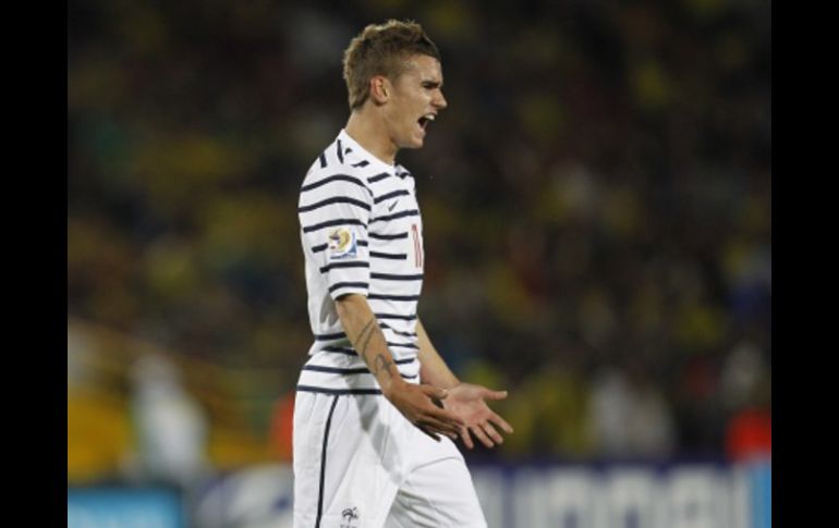 EL jugador de la Selección Sub-20 de Francia, Antonie Griezmann, durante partido contra Colombia. AP  /