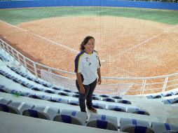 Yucela Cibrián, entrenadora de softbol. E. PACHECO  /