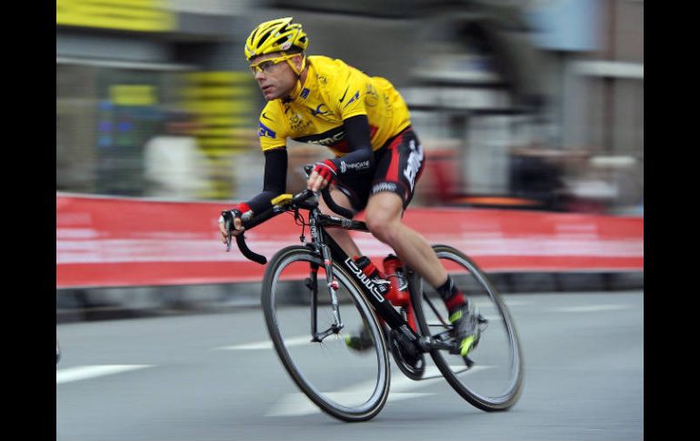 El australiano luego de correr el Sparkassen- giro en Alemania. EFE  /