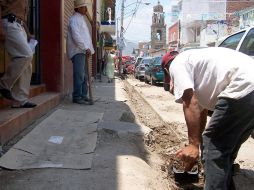 Al momento se han concluido seis vialidades con concreto hidráulico estampado, que suman cinco kilómetros y medio de longitud. ARCHIVO  /