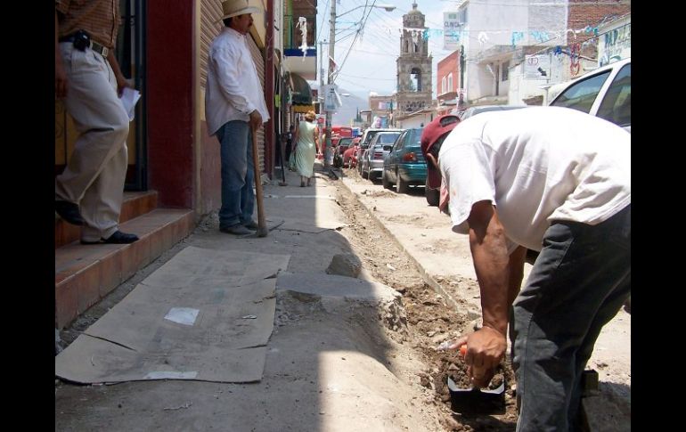 Al momento se han concluido seis vialidades con concreto hidráulico estampado, que suman cinco kilómetros y medio de longitud. ARCHIVO  /