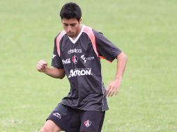 El capitán de Atlas, Nestor Vidrio, durante sesión de entrenamiento en el Club Atlas Colomos. EL INFORMADOR  /