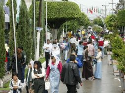 Han instruido a fieles que tengan padecimientos infecto-contagiosos a que se abstengan de venir las fiestas anuales. ARCHIVO  /