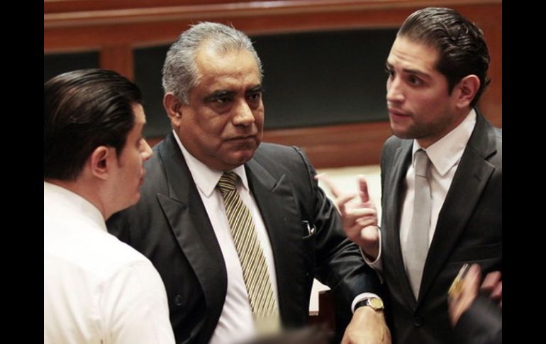 Los diputados José María Martínez, Raúl Vargas y Enrique Aubry. A. GARCÍA  /