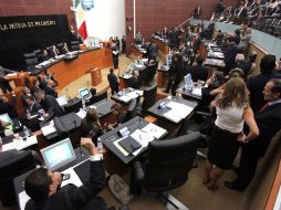 Aspecto de la sesión de ayer de la Comisión Permanente del Congreso de la Unión. EL UNIVERSAL  /