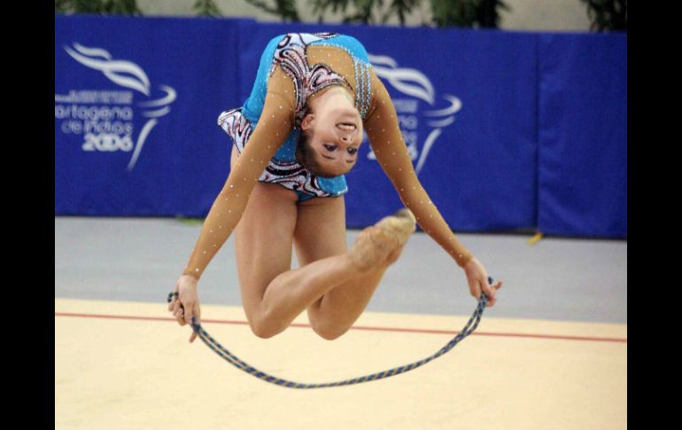 La gimnasta tapatía es la candidata número uno para representar a México en los próximos Juegos Panamericanos. MEXSPORT  /