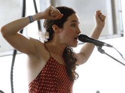 Ximena Sariñana entregó temas de su más reciente material, el segundo en su carrera. NOTIMEX  /