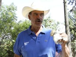 Vicente Fox advierte que el país necesita esperanza, y el Partido Acción Nacional debe luchar por conseguir eso. EL UNIVERSAL  /