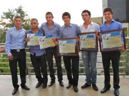 Los jaliscienses recibieron la distinción en el marco de la celebración del Día Internacional de la Juventud. S. NÚÑEZ  /