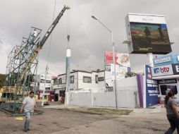 Se han retirado espectaculares en la zona de la Glorieta Minerva, Plan de San Luis, Américas, y Enrique Díaz de León A. HINOJOSA  /