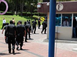 Un artefacto explosivo estalló el lunes en el Instituto Tecnológico de Estudios Superiores de Monterrey en Edomex. EL UNIVERSAL  /