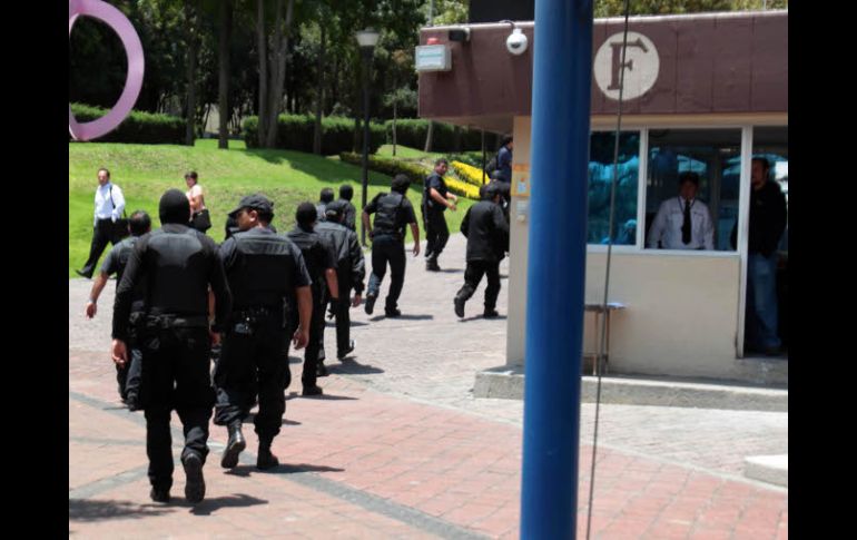 Un artefacto explosivo estalló el lunes en el Instituto Tecnológico de Estudios Superiores de Monterrey en Edomex. EL UNIVERSAL  /